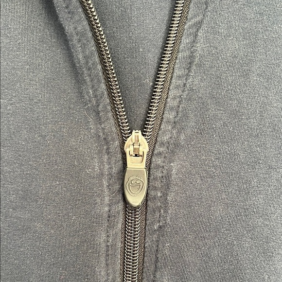 Good Move by Life Is Good Navy and Gray Women's Zip-Up Hoodie Large Semi-Fitted - Picture 7 of 9